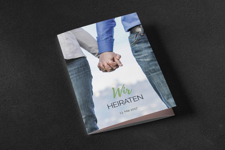 Design Gestaltung Print Hochzeitseinladung