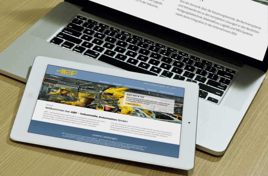 Mehrsprachige responsive Drupal Website Umsetzung für ABF - Industrielle Automation GmbH